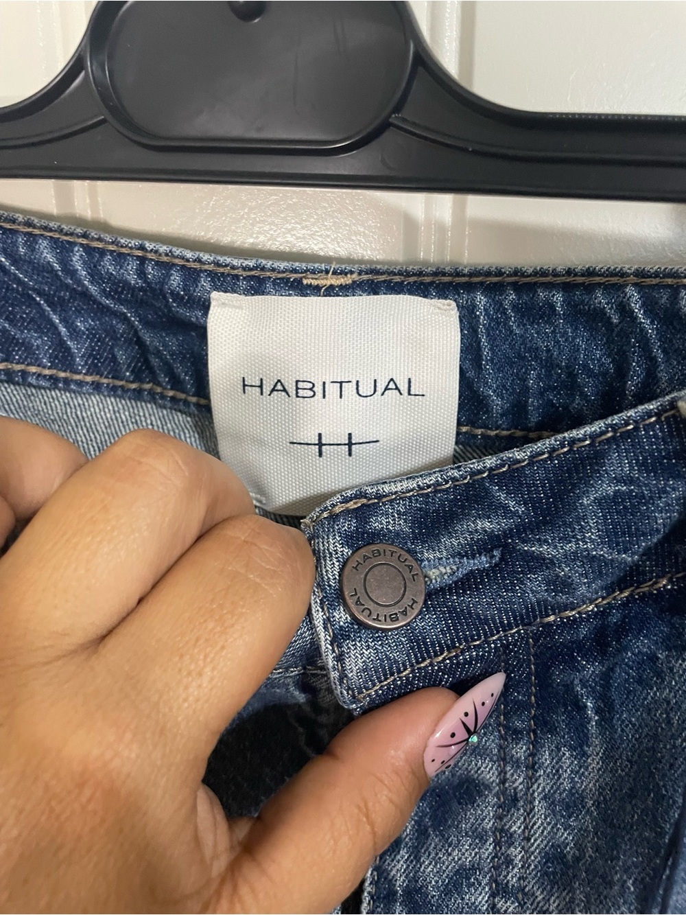 Habitual High rise Barrel crop jeans👖 - Picture 5 of 6